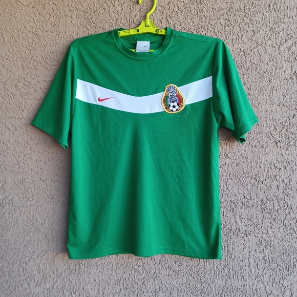 Vintage Federacion Mexicana Nike Mexico Soccer Jersey L Green